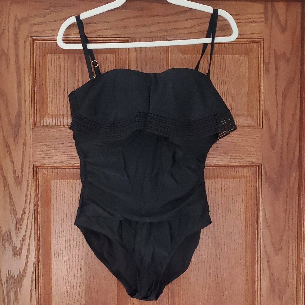 Womens Black One Piece Swimsuit